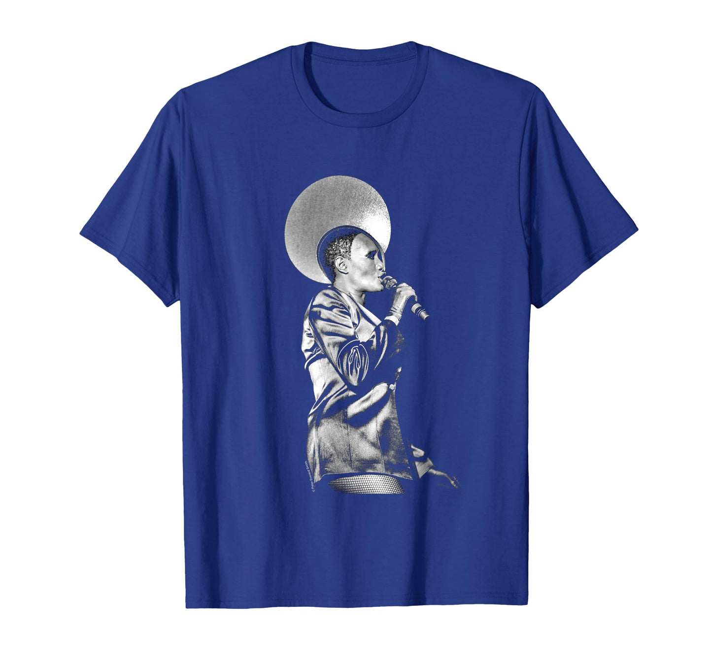Grace Jones Live Black And White By Everard Smith T-Shirt