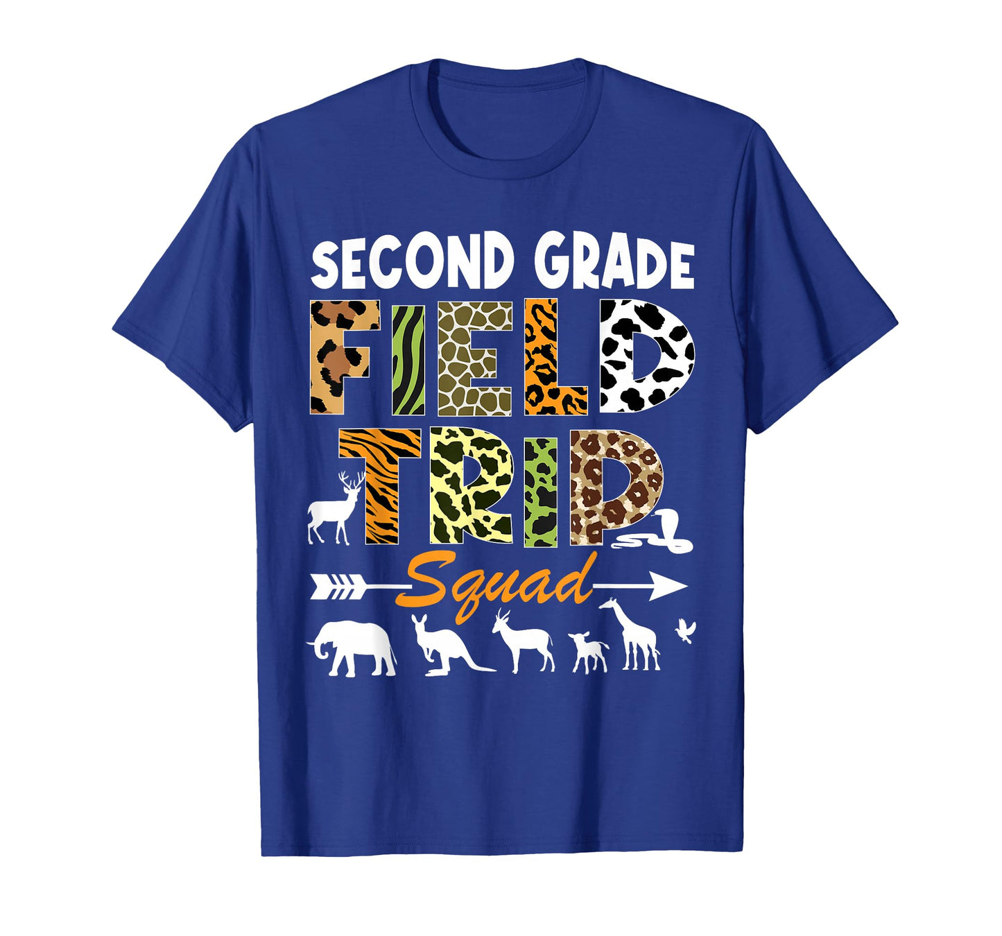 2nd Grade Zoo Field Trip Squad Teacher Student Matching T-Shirt