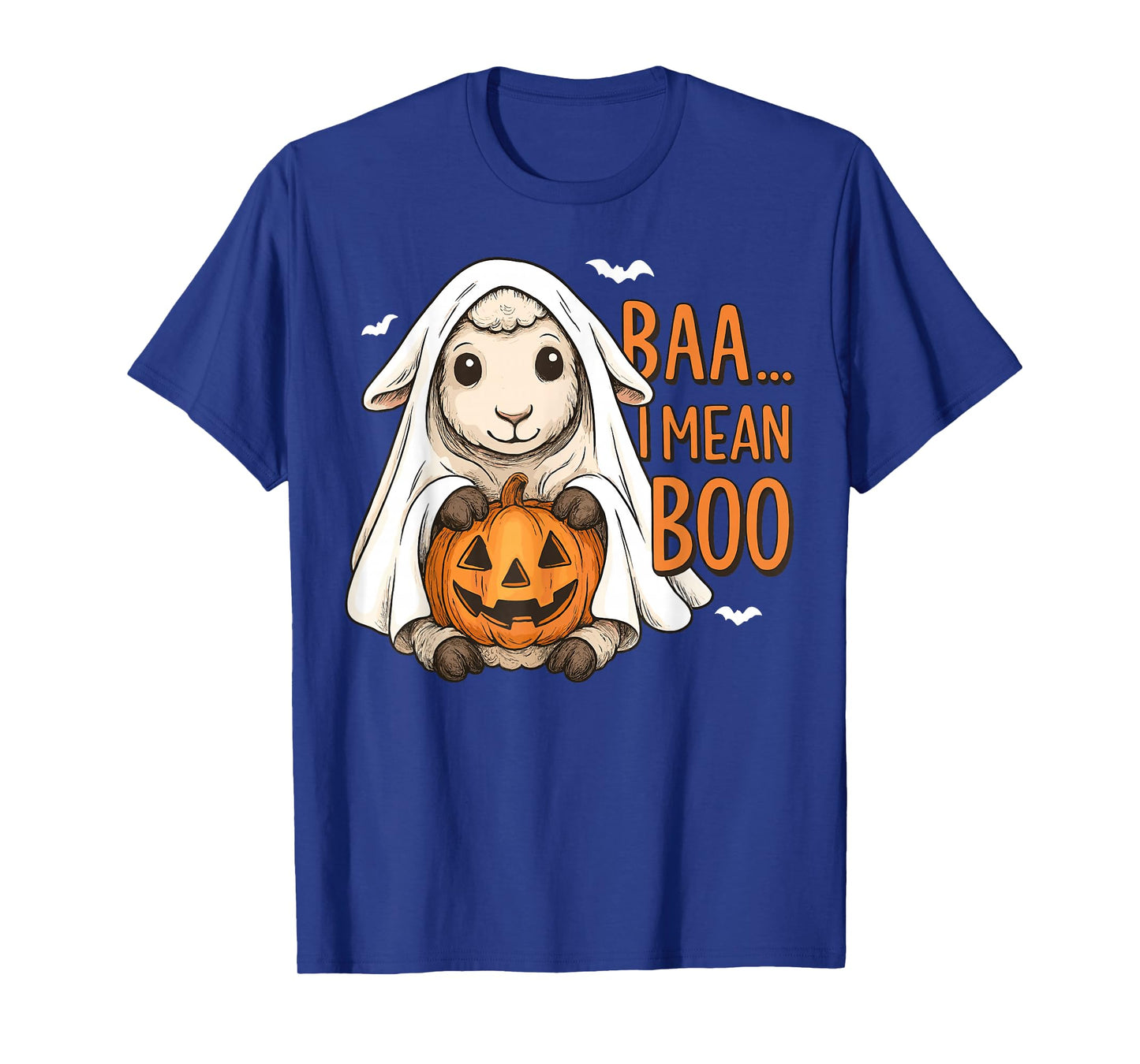 Baa I Mean Boo Ghost Sheep Halloween Ghost Sheep T-Shirt
