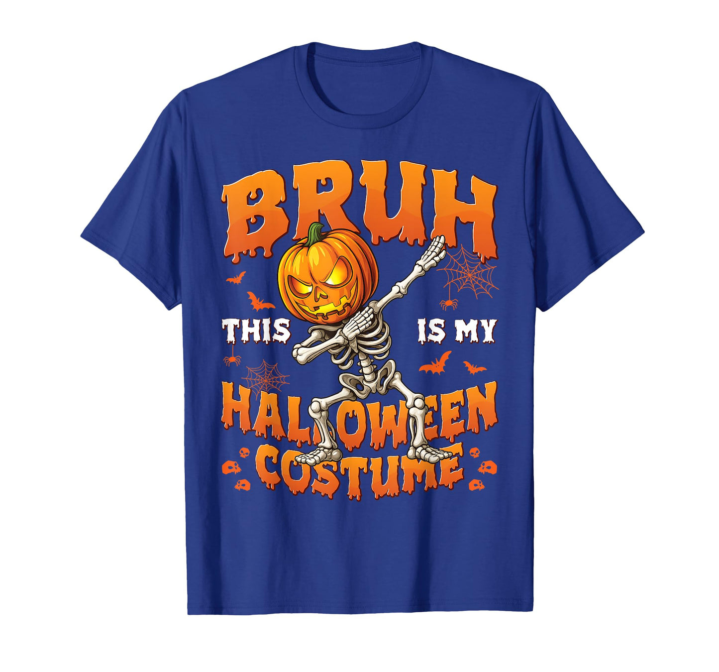 Bruh This Is My Halloween Costume Funny Dabbing Boys T-Shirt