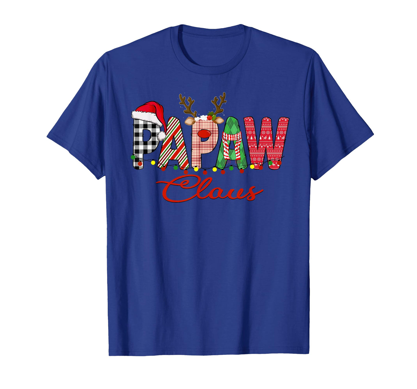 Papaw Claus Santa Family Matching Christmas T-Shirt