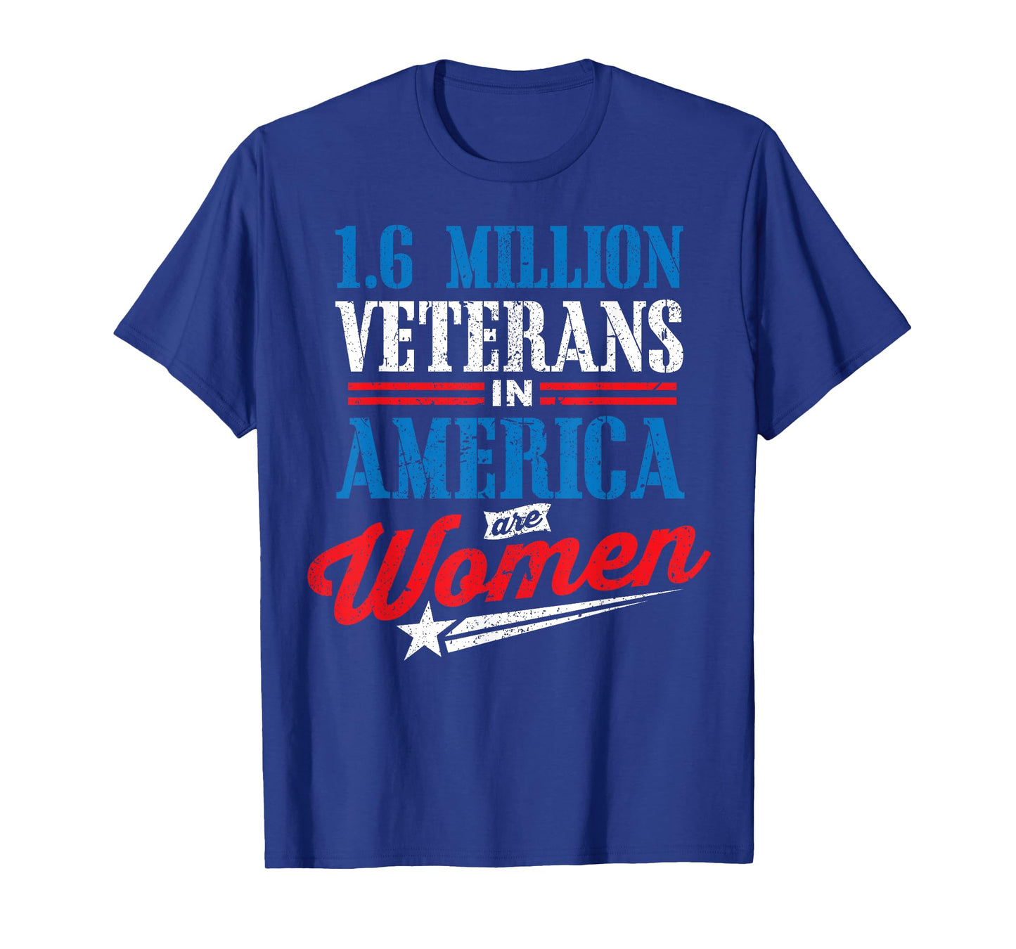 1.6 Million Female Veteran Women Veterans Day T-Shirt