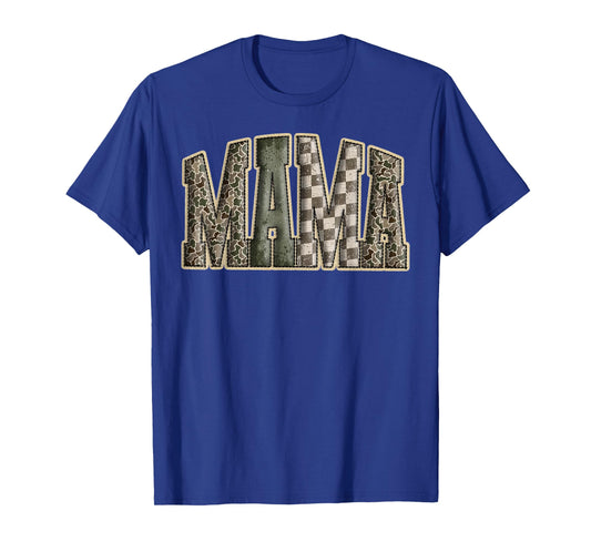 Hunting Mama Camo Western Vintage Women Girl Christmas T-Shirt