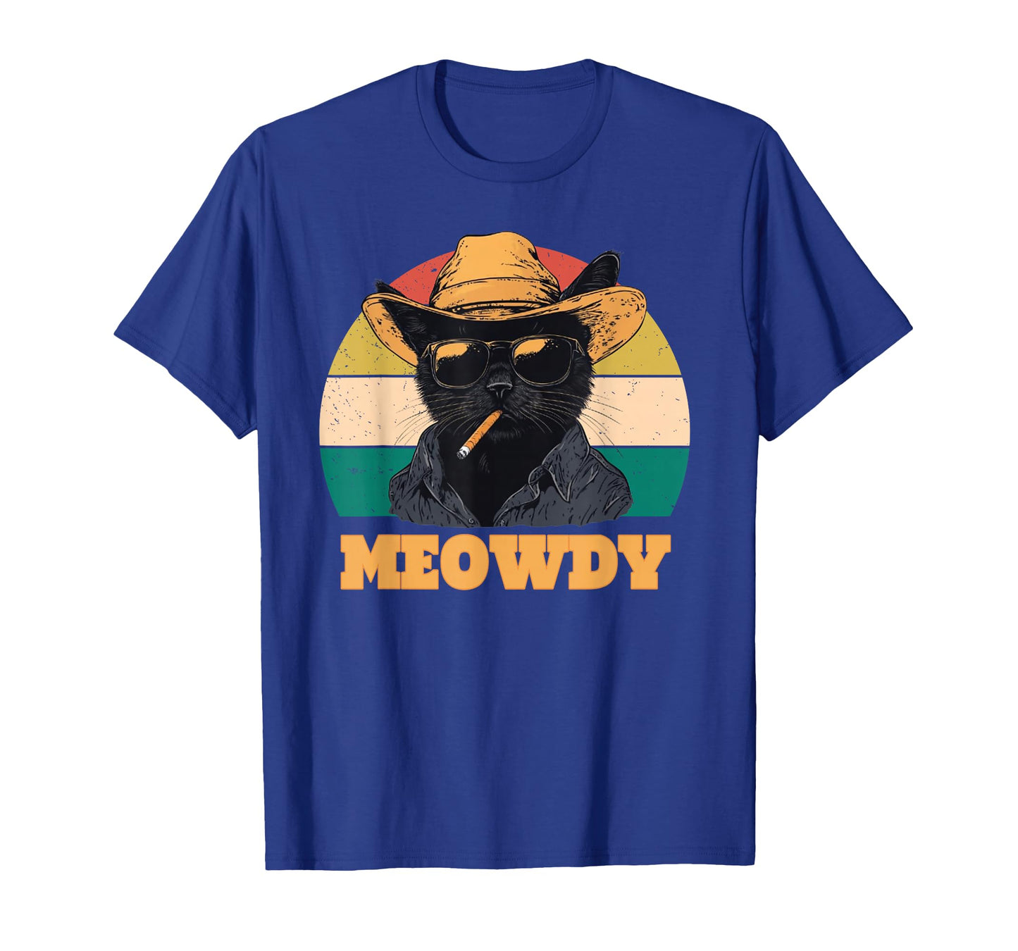 Retro Vintage Meowdy Partner Cowboy Cat Vintage T-Shirt