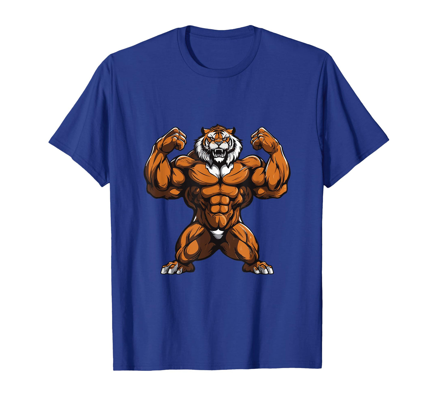 Tiger Muscles Gym Fitness Workout Training Beast T-Shirt