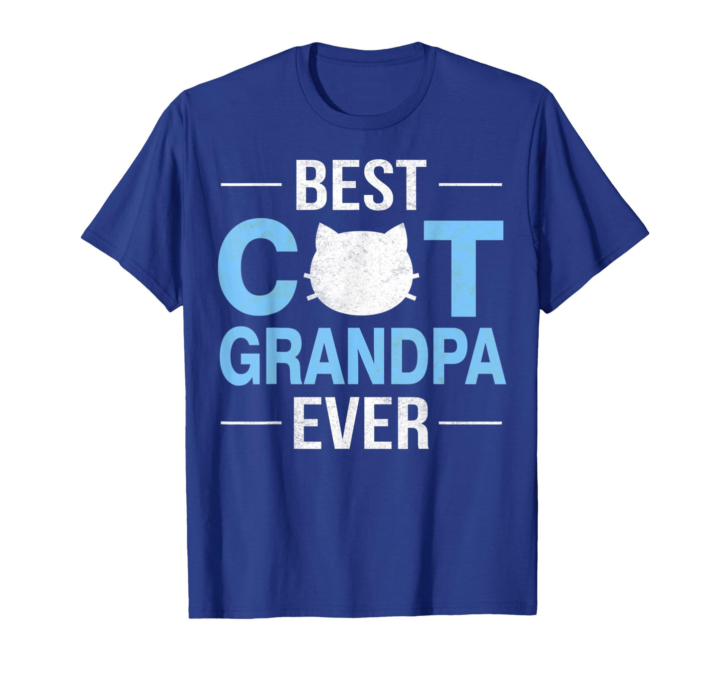 Best Cat Grandpa Ever Funny Kitty Lover Father Gift T-Shirt