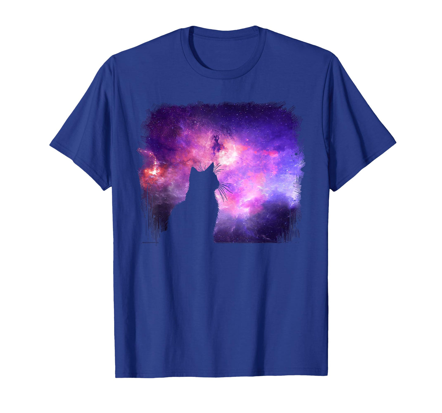 Cat and The Galaxy Cosmic Art Graphic Men Women Kids T-Shirt