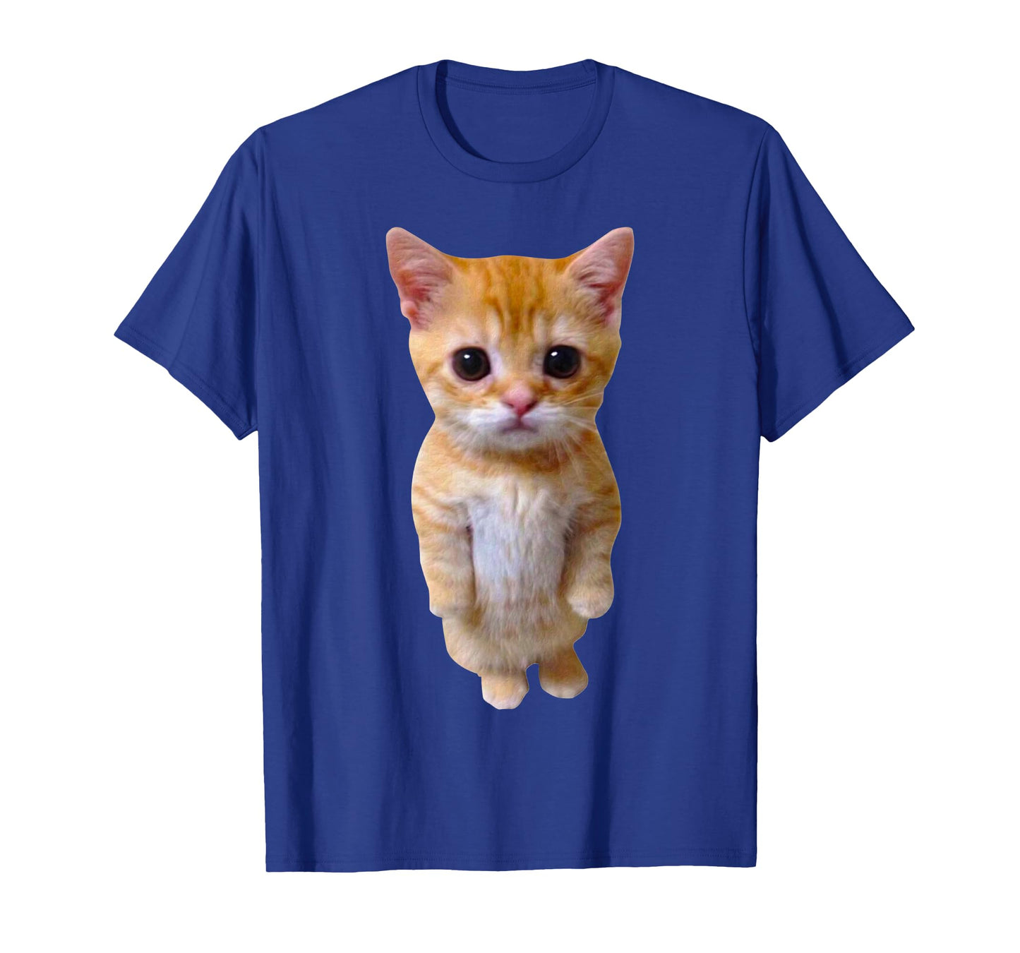 El Gato Meme Sad Crying Cat Munchkin Kitty Meme Trendy T-Shirt Small