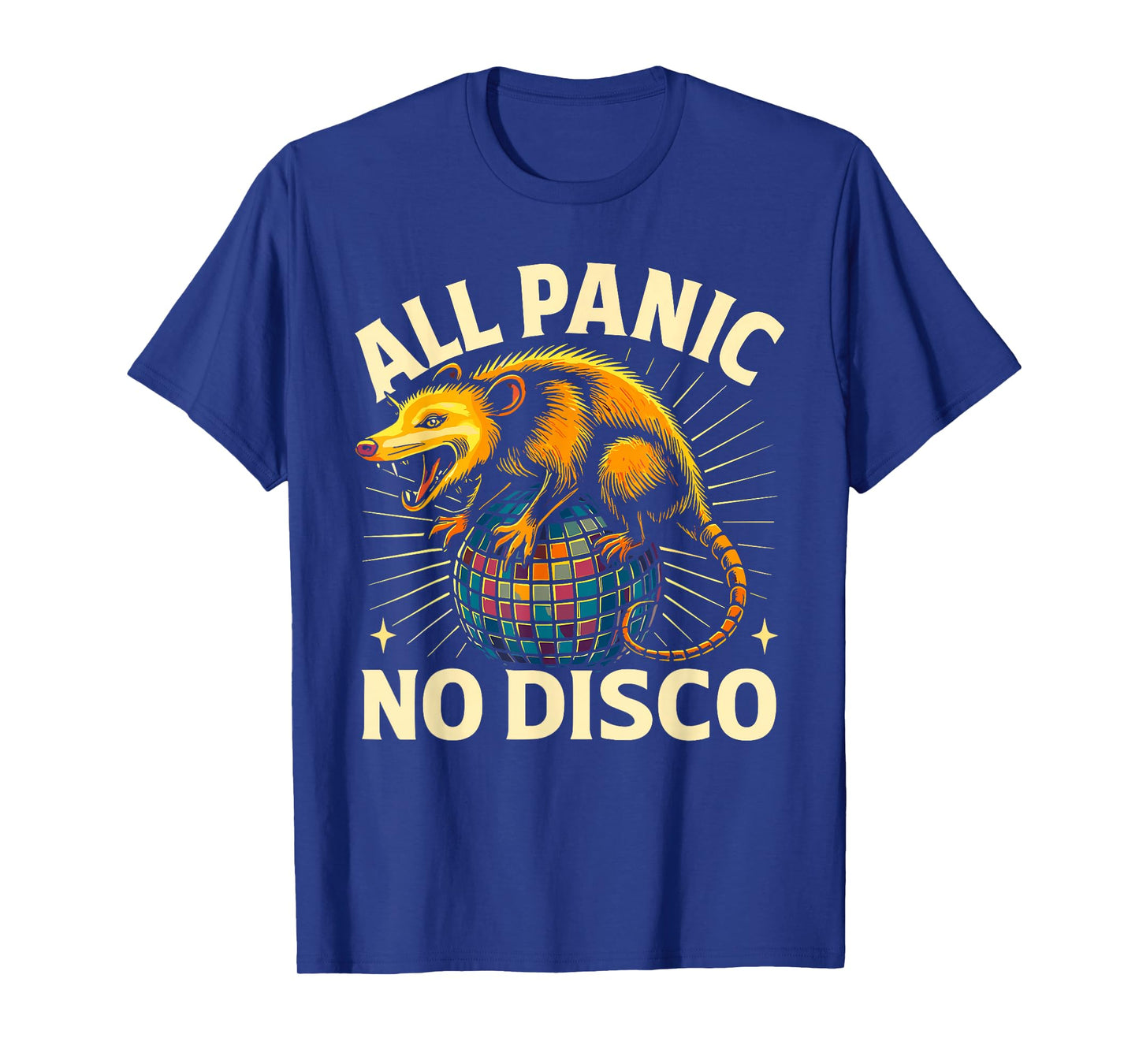 All Panic No Disco Opossum Funny Screaming Possum T-Shirt