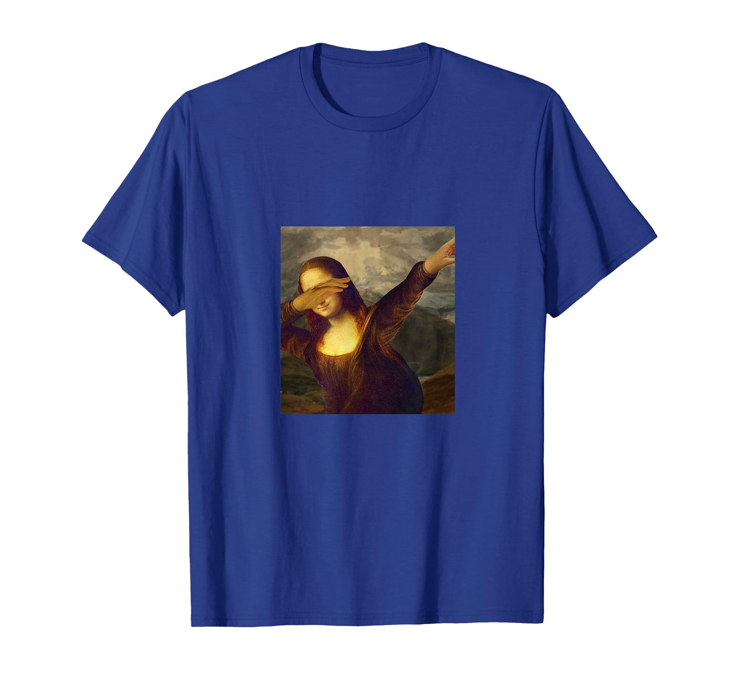 Painting Meme - Dabbing Mona Lisa T-Shirt for Men Women Girls Kids