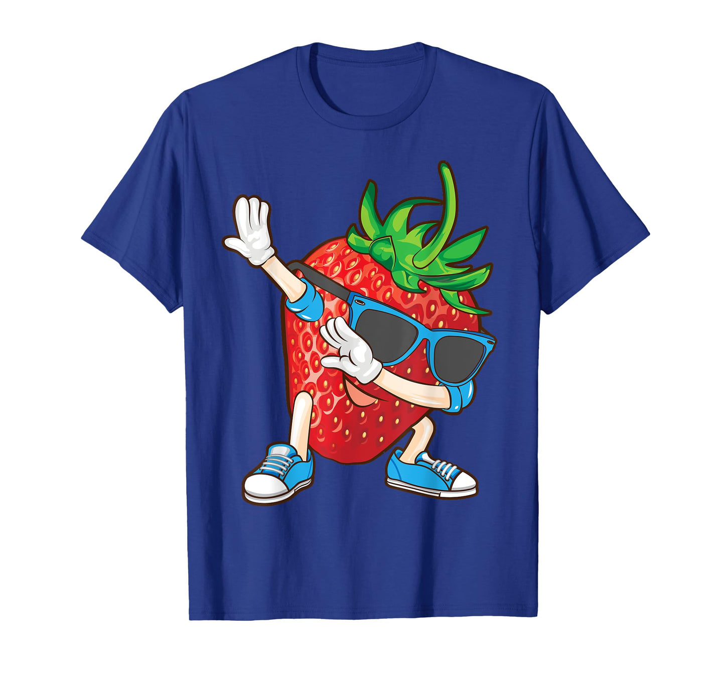 Cool Dabbing Strawberry | Funny Love Dancer Sweet Fruit Gift T-Shirt