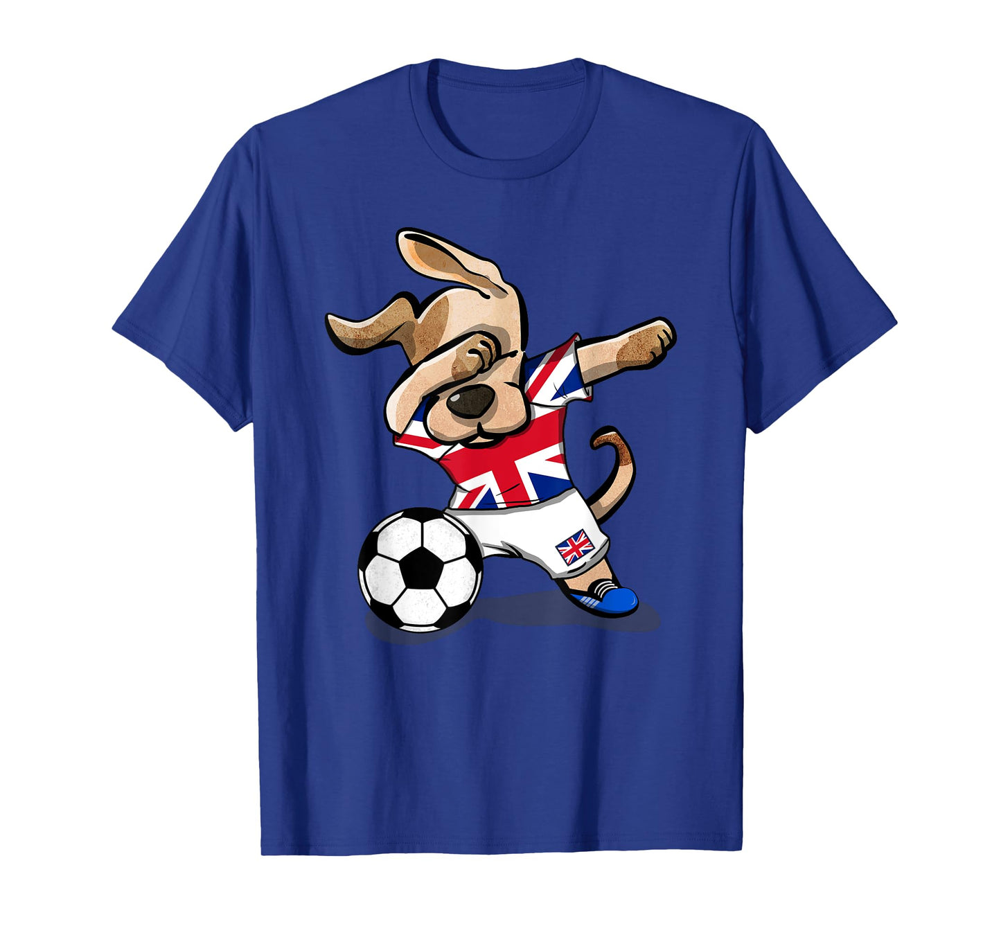 Dog Dabbing Soccer United Kingdom Jersey Shirt UK Football