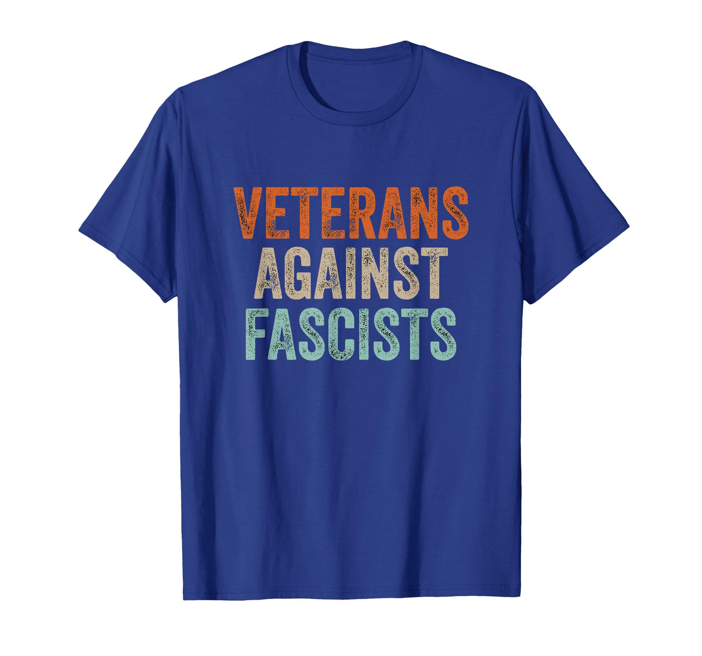 Veterans Against Fascists Retro Patriotic Veteran US Army T-Shirt