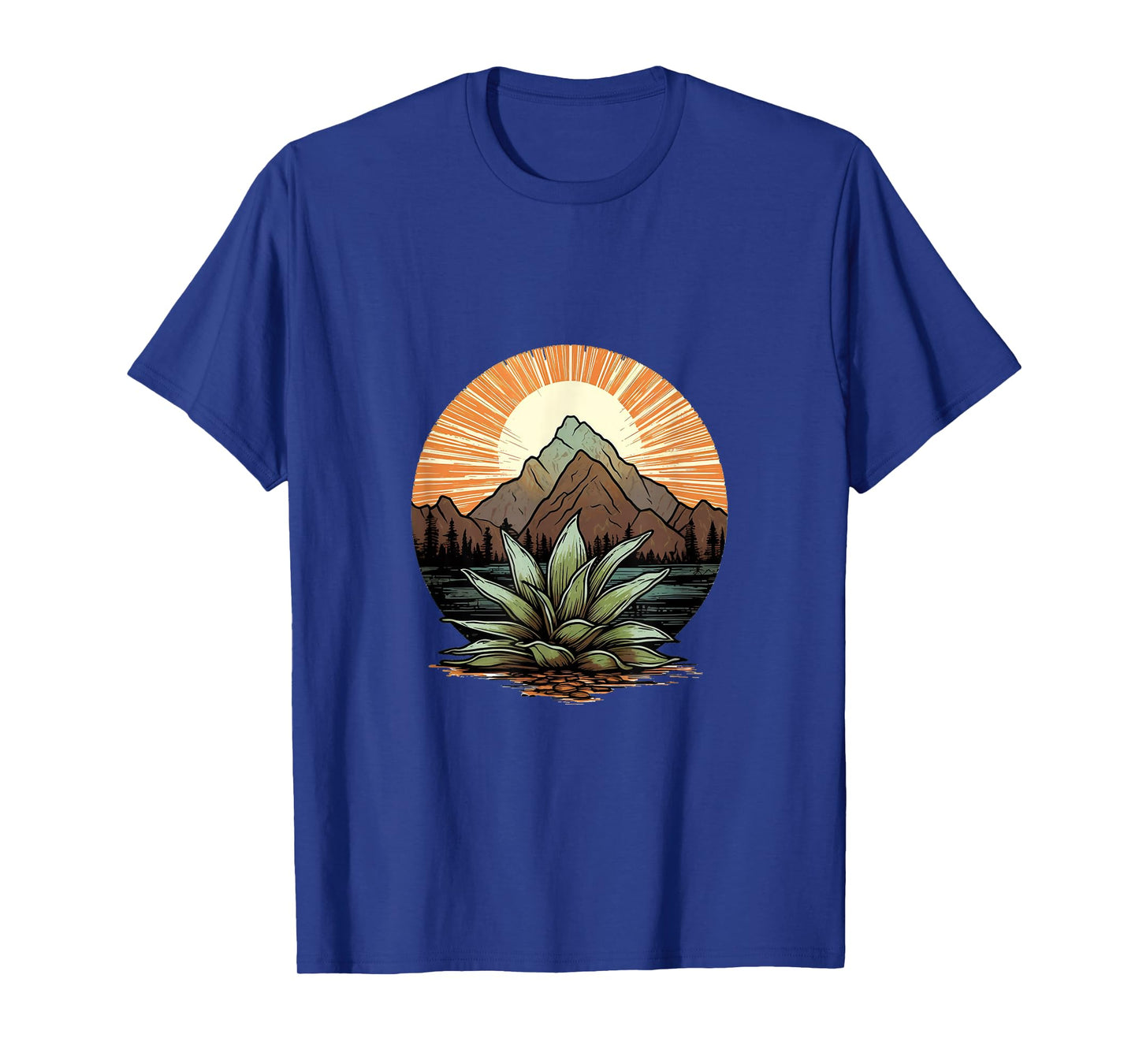 Agave Plants Silhouette Agave Plant Collector Mexican T-Shirt
