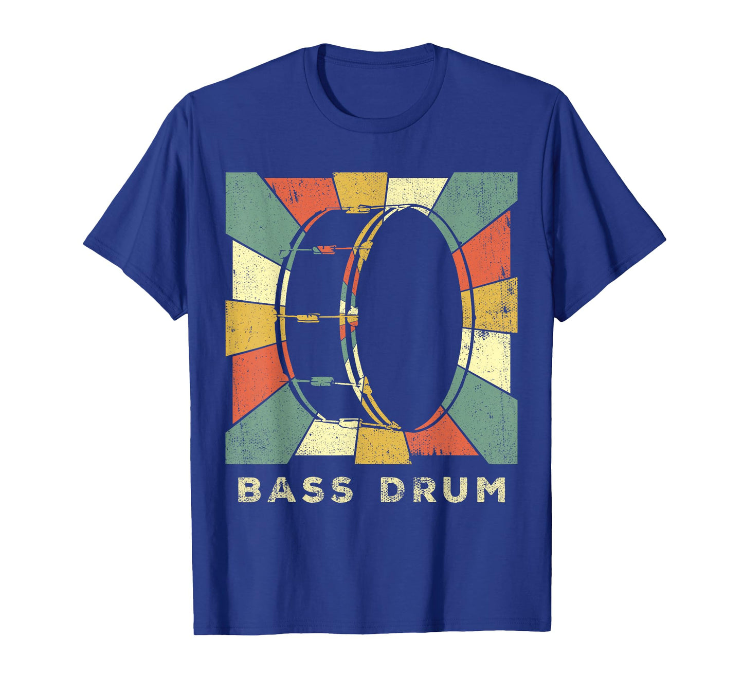 Vintage Bass Drum Player Music Retro Gift T-Shirt