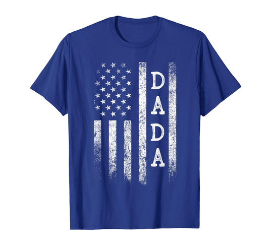 Dada American Flag Dada Gifts Patriotic Father's Day T-Shirt