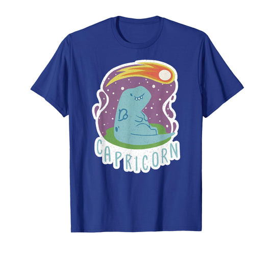 Capricorn Dinosaur – Cute Zodiac Astrology T-Shirt