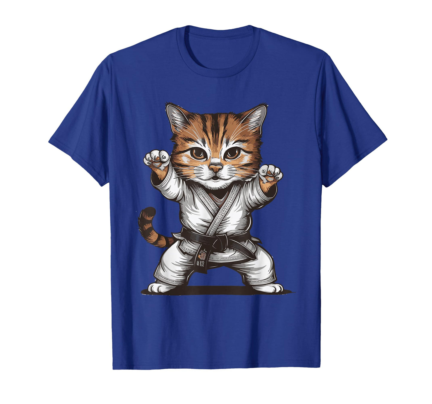 Jiu Jitsu Cat T-Shirt for Men Women Girls Kids