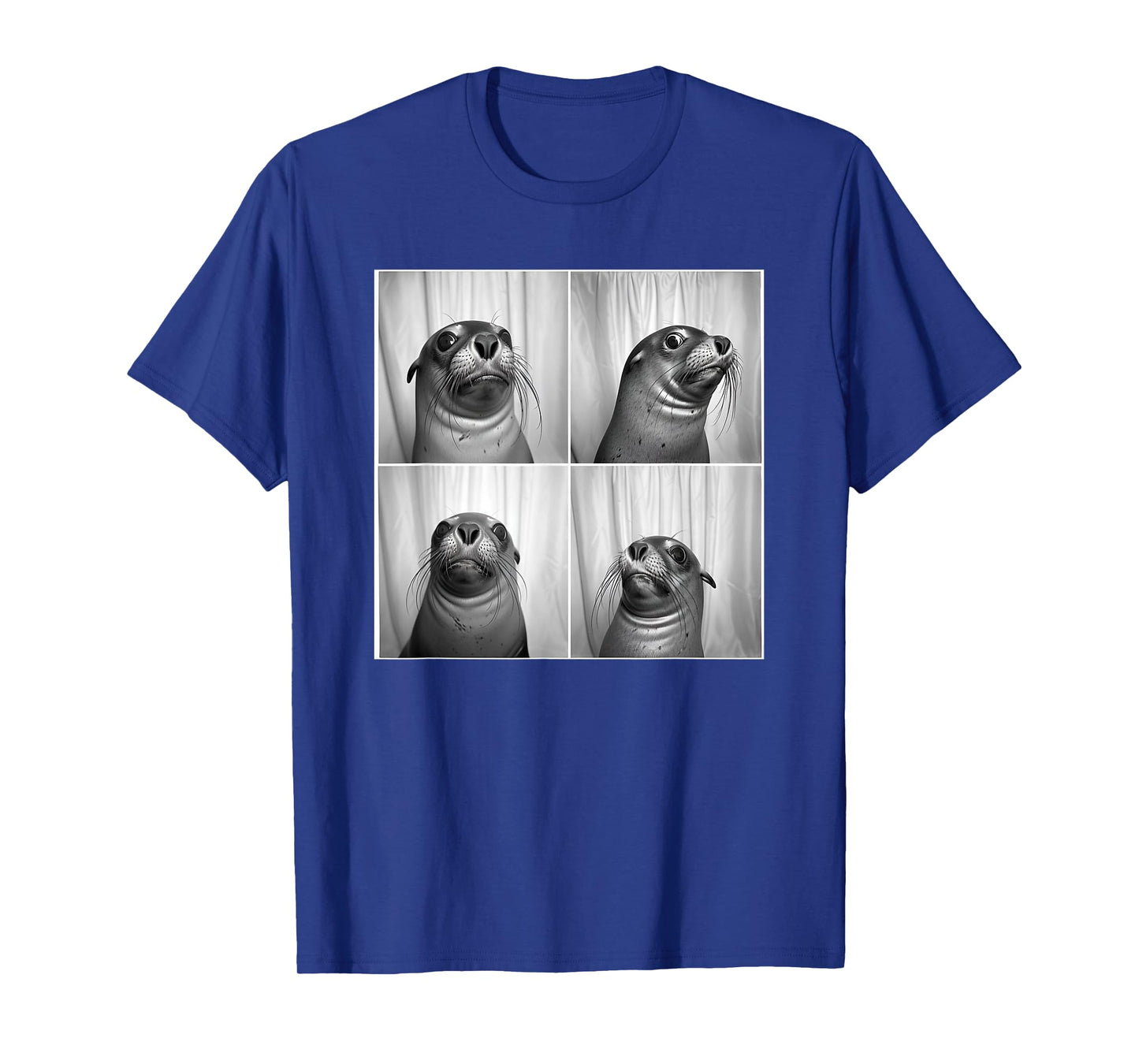 Cute Seal Pup Face Portrait Unique Sea Animal Photobooth T-Shirt
