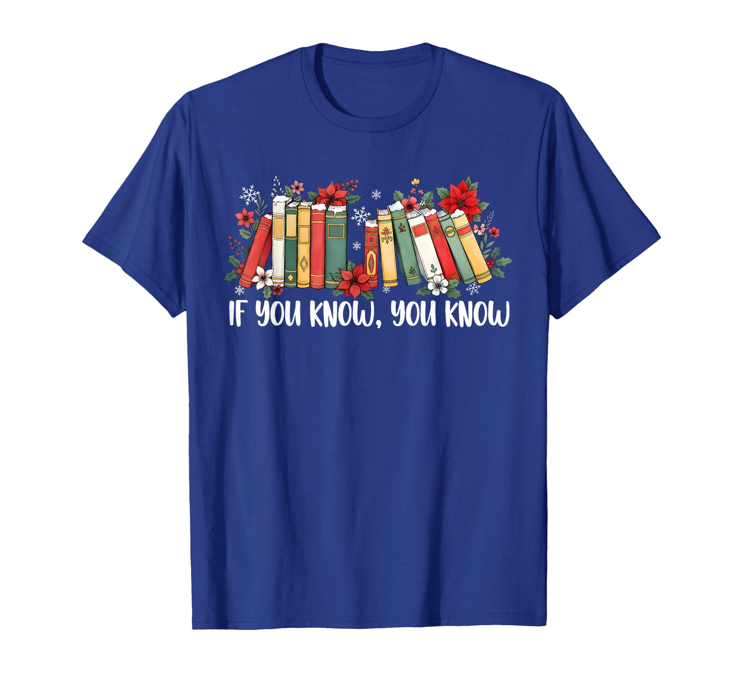 If You Know You Know 6 7 Six Seven Meme Floral Book Lover T-Shirt