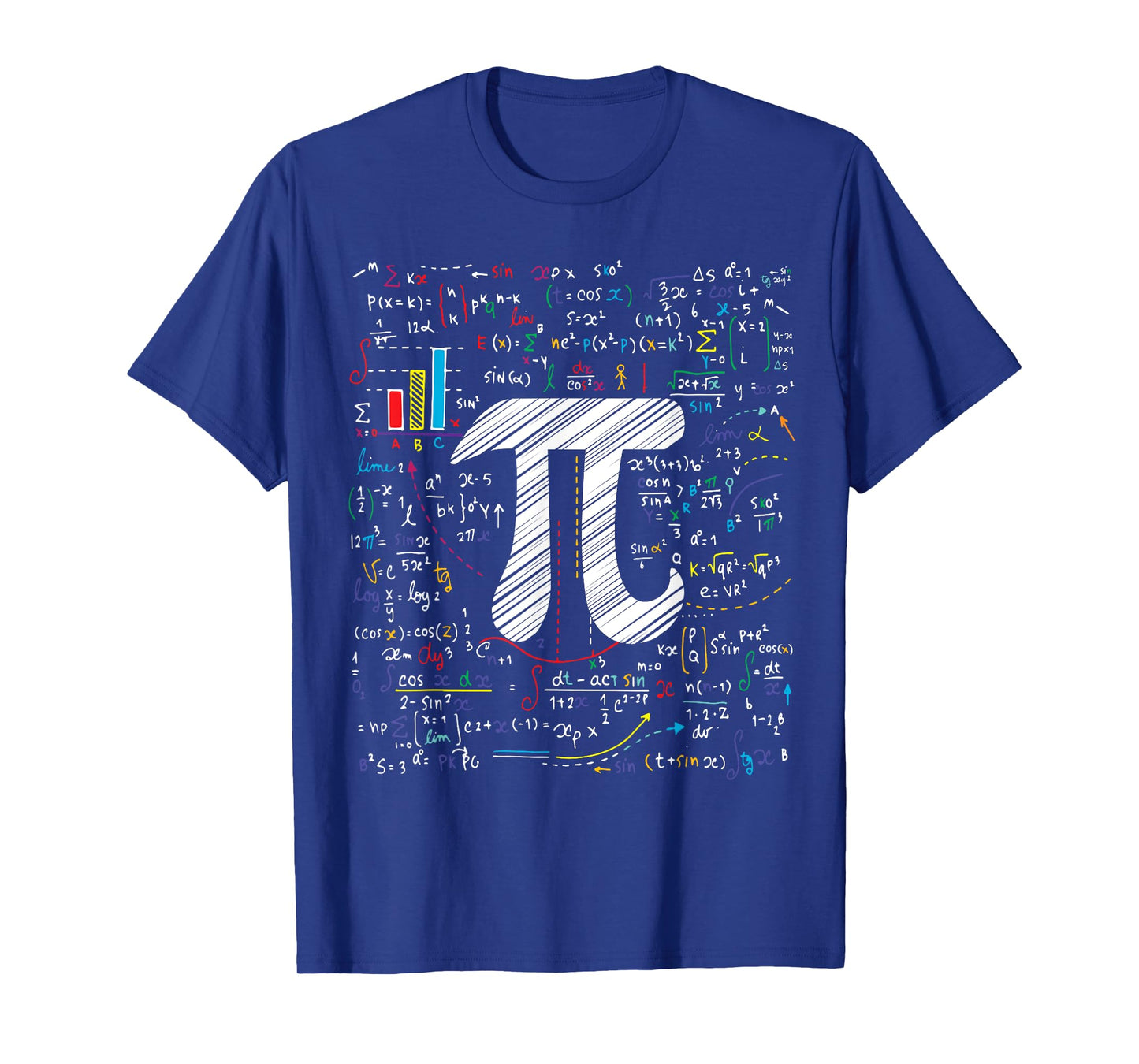 Pi Day Math Equation T-Shirt Math Teacher Student Geek Gifts T-Shirt for Men Women Girls Kids
