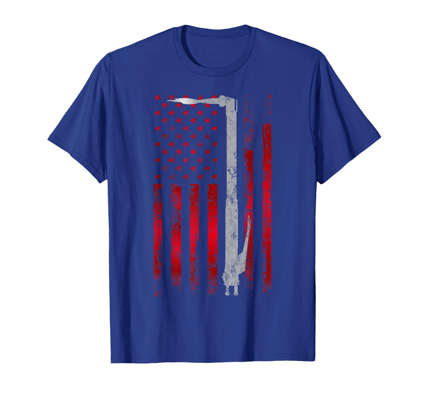 Welding Vintage Patriotic USA American Flag Welder gift T-Shirt