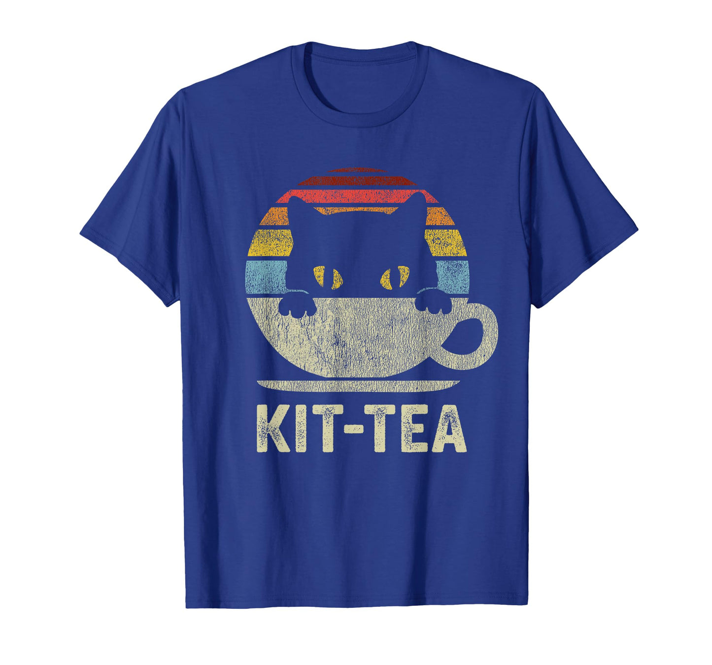 Kit Tea Black Kitty Cat Tea Lover Gift T-Shirt