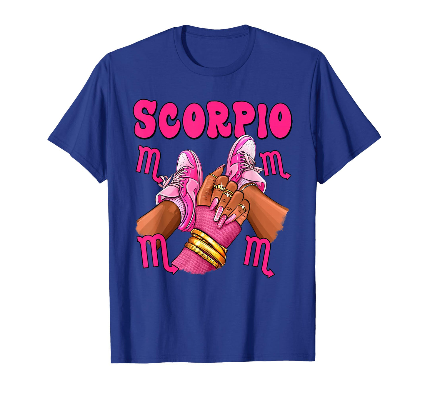 Scorpio Girl Birthday Queen Shoes Sneakers Zodiac Sign T-Shirt