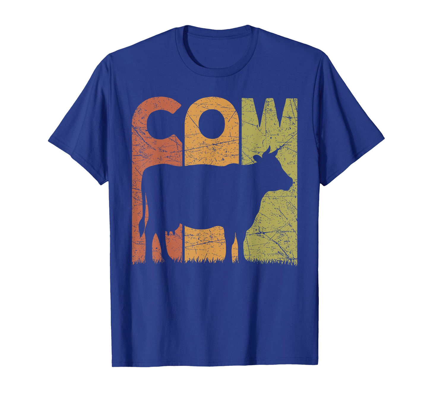 Cow Vintage Cow Farmer Retro Dairy Farmer T-Shirt