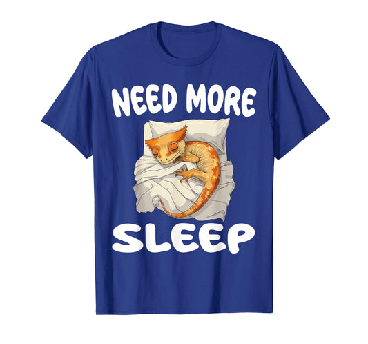 Cute Crested Gecko Need More Sleep Pajamas Nightgown T-Shirt