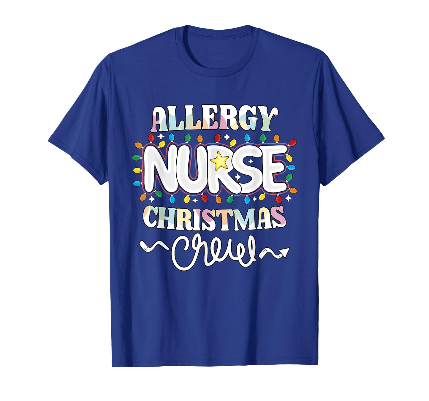 Allergy Nurse Christmas Crew Allergy/Immunology Nursing NP T-Shirt