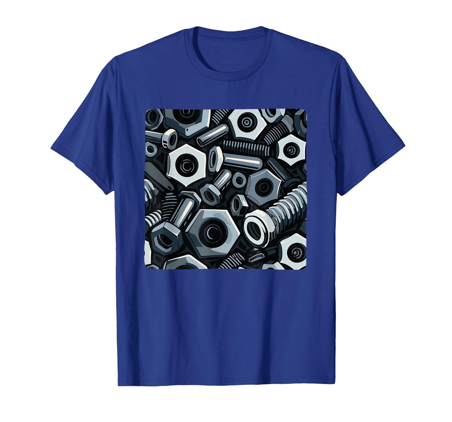 Cool Nut and Bolt Pattern Outfit T-Shirt