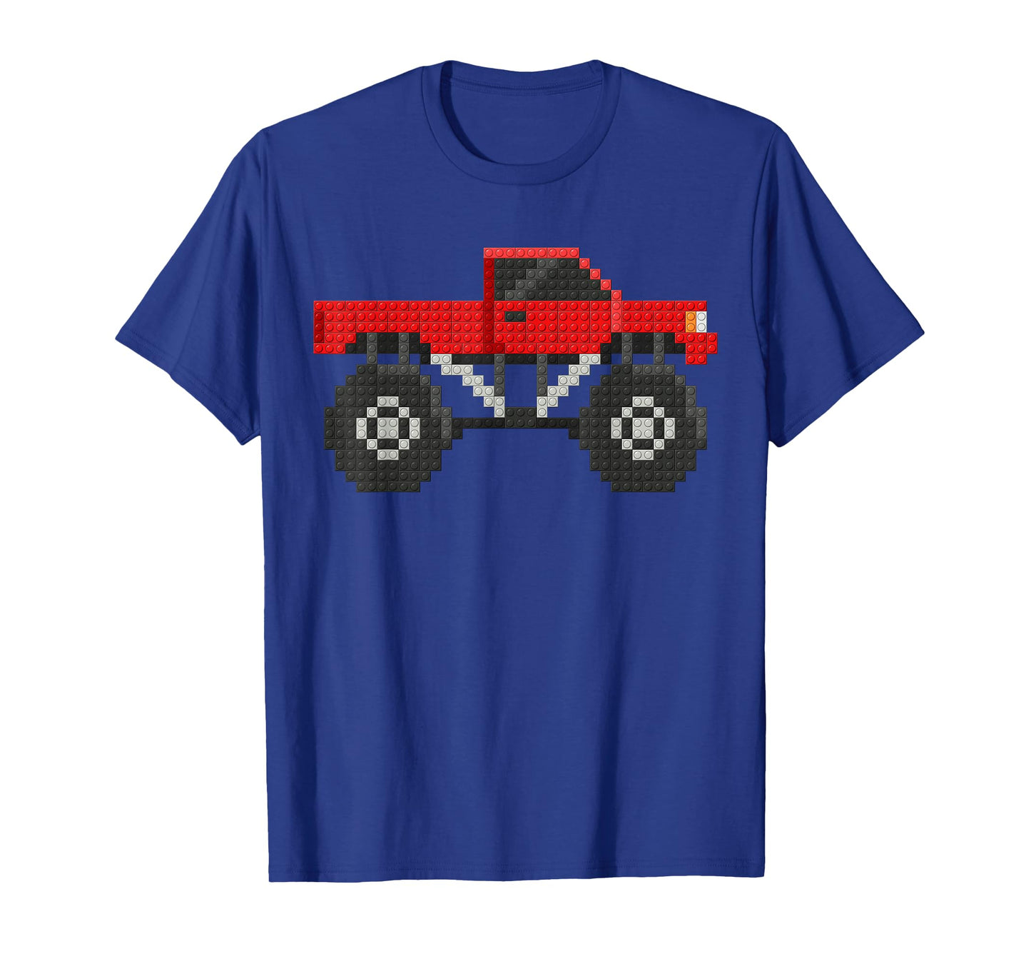 Monster Truck Kids Master Builder Building Blocks Bricks T-Shirt