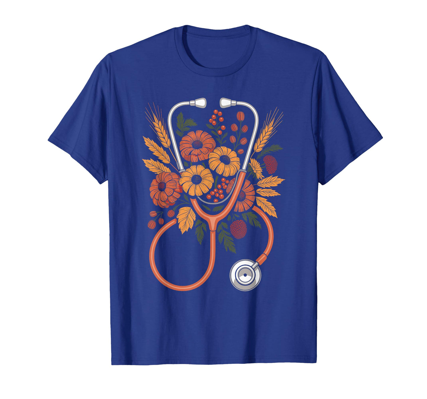 Cute Stethoscope Autumn Nurse Fall T-Shirt