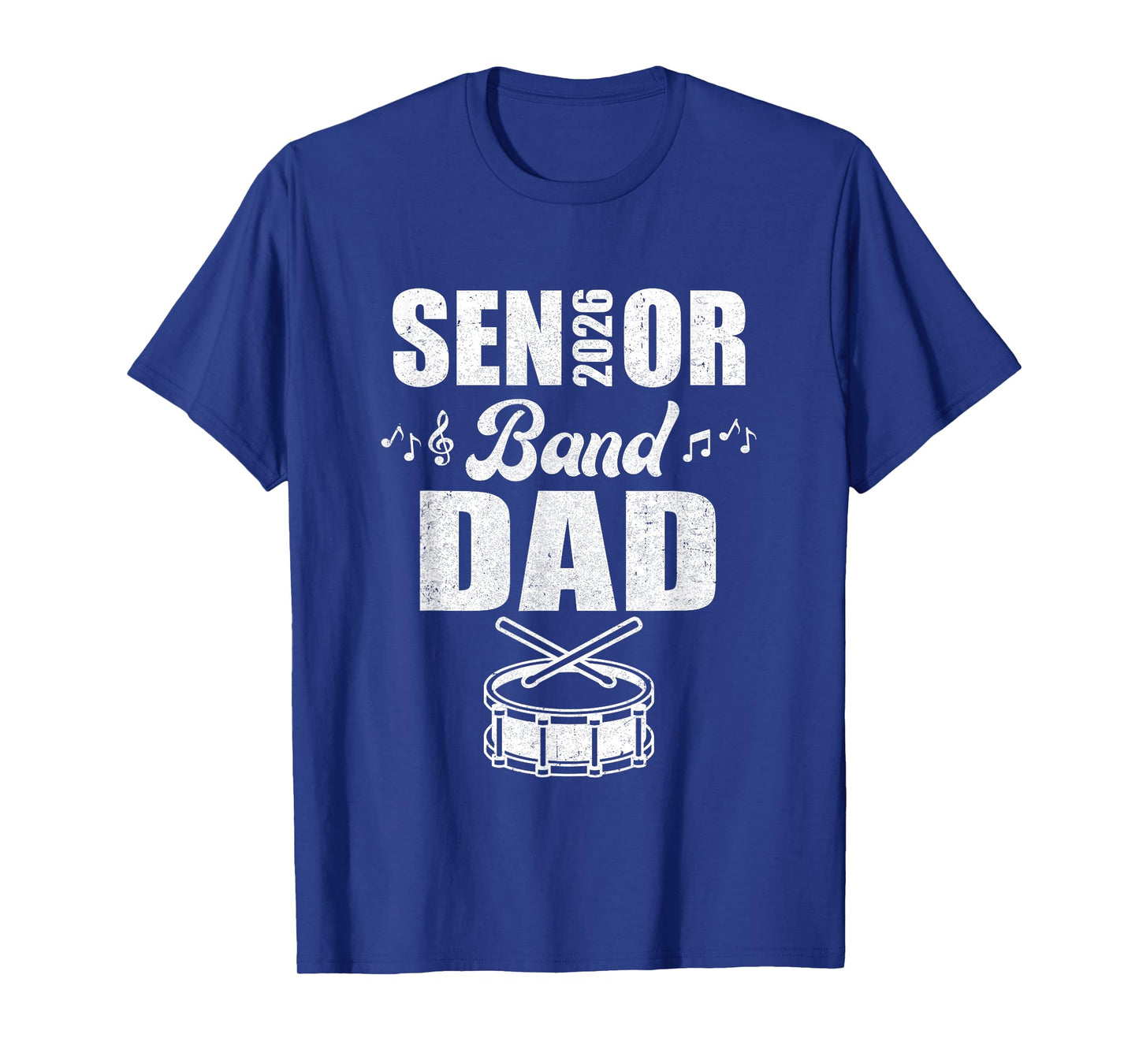 Senior Band Dad 2026 Marching Band Class of 2026 Drum T-Shirt