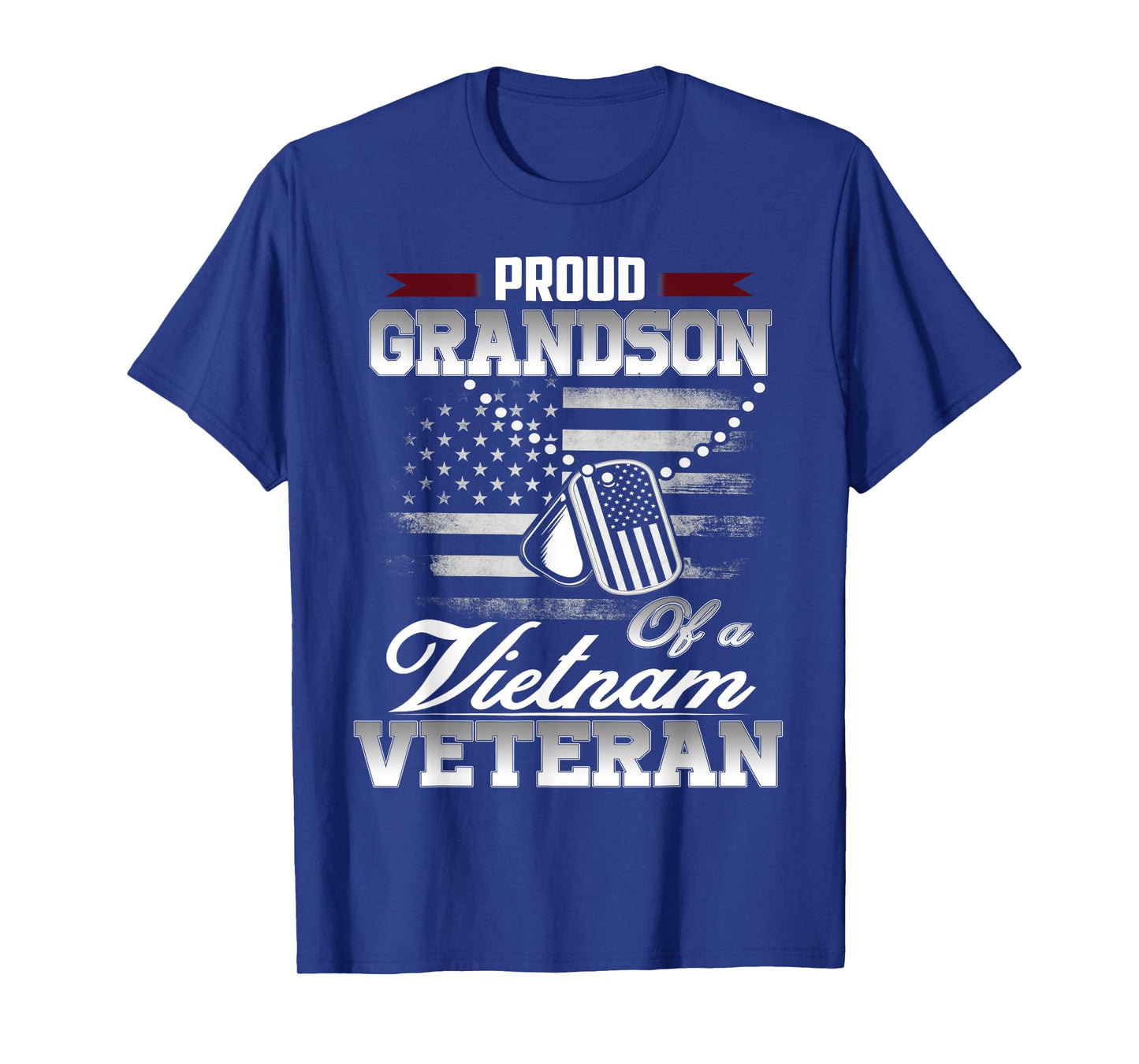 Proud Grandson Of A VietNam Veteran T-Shirt Military Shirt T-Shirt