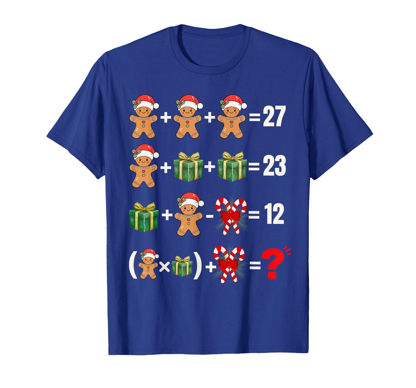 Funny 67 Meme Candy Merry Santa Math Teacher Christmas 6 7 T-Shirt