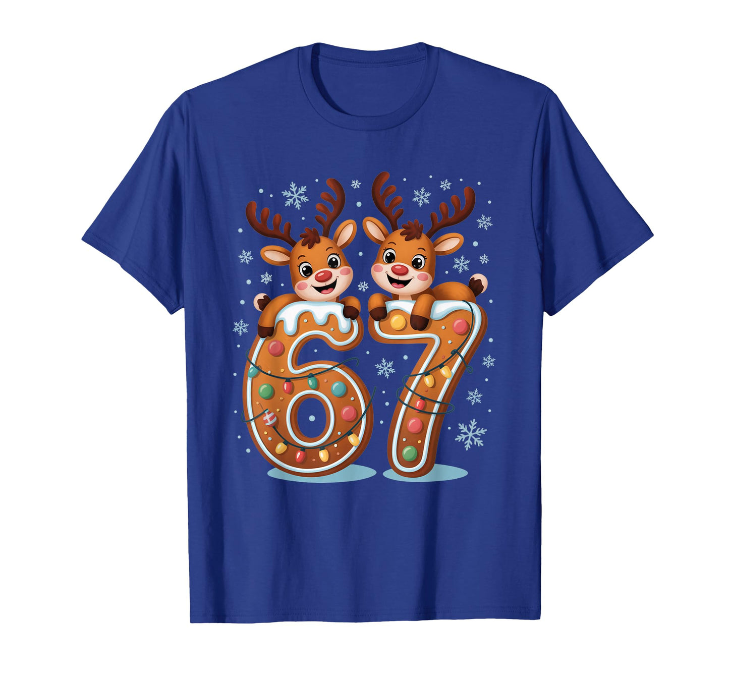 Christmas 67 Funny Xmas Six Seven Ugly Sweater 6-7 T-Shirt