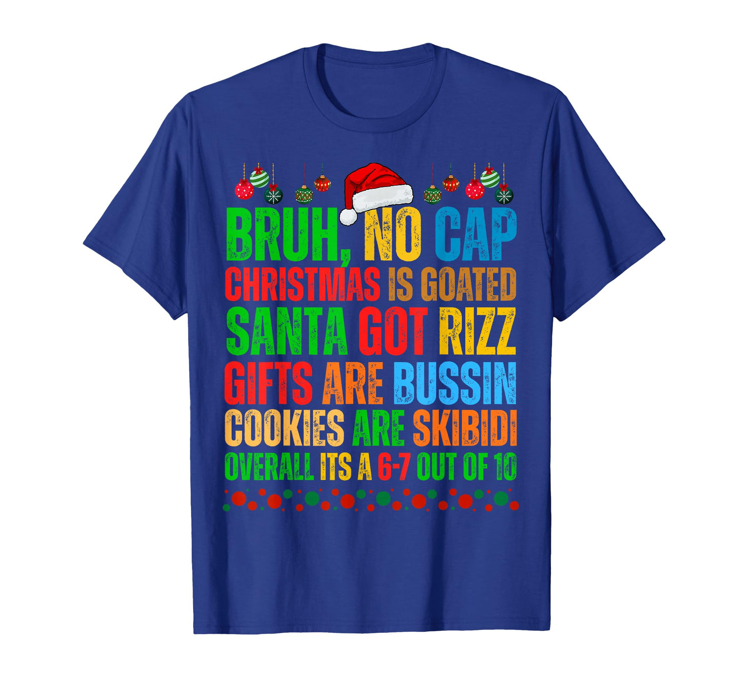 Funny Xmas School Generation Alpha Gen A Slang Christmas T-Shirt
