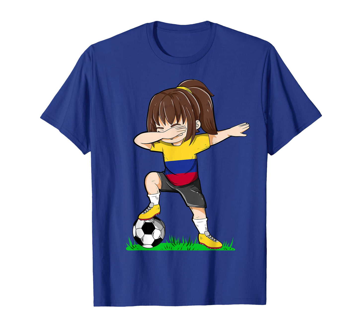 Soccer Colombia Jersey Shirt Colombian Flag Football Girls T-Shirt