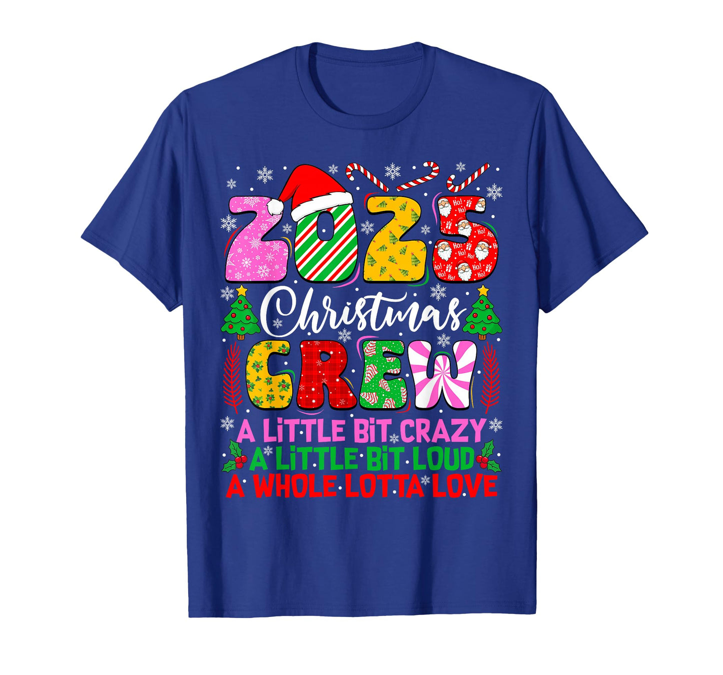2025 Christmas Crew Family Christmas Matching Outfit Xmas T-Shirt