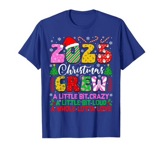 2025 Christmas Crew Family Christmas Matching Outfit Xmas T-Shirt