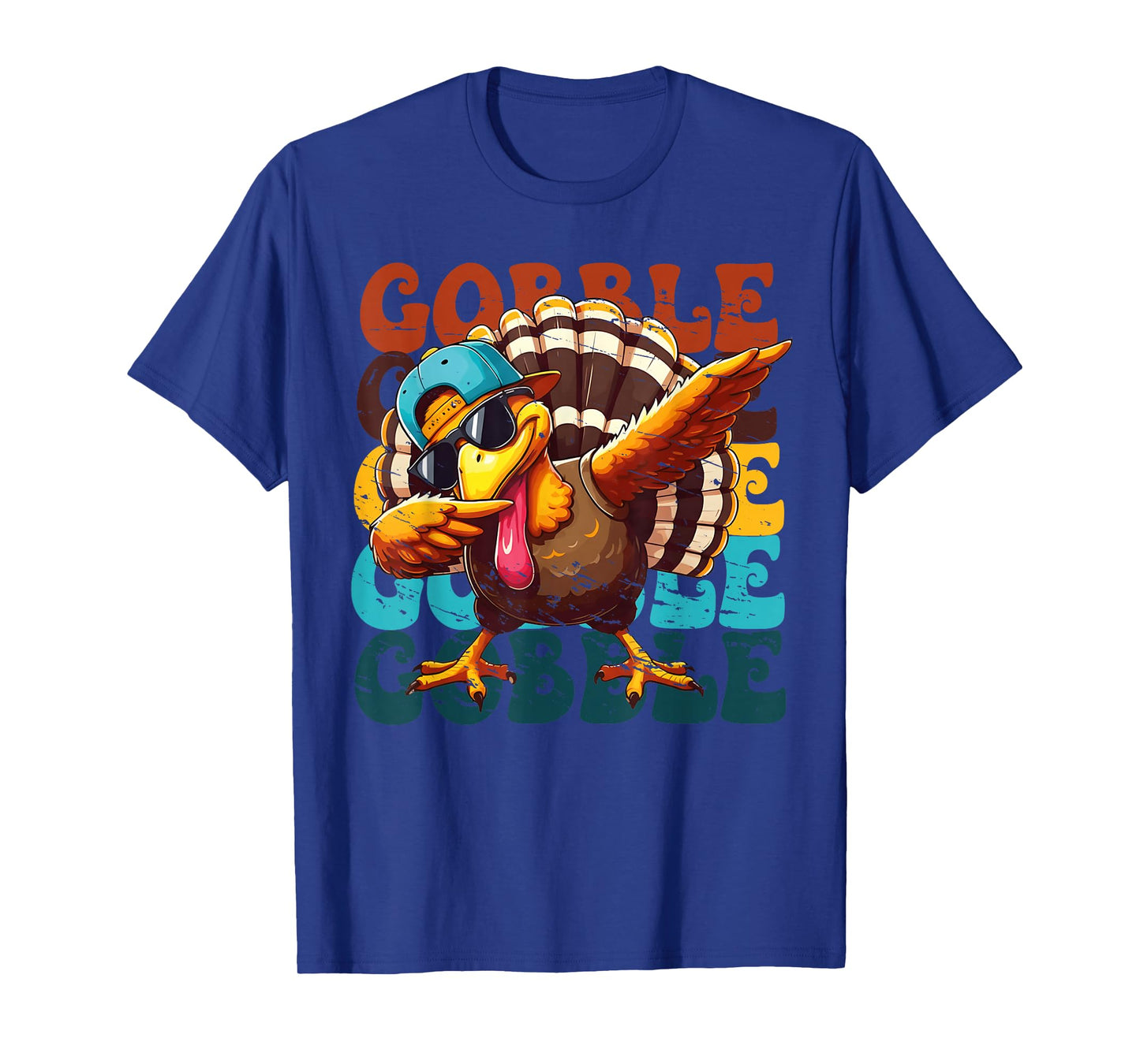 Thanksgiving Turkey Dab Gobble Funny Toddler Boys Kids Youth T-Shirt