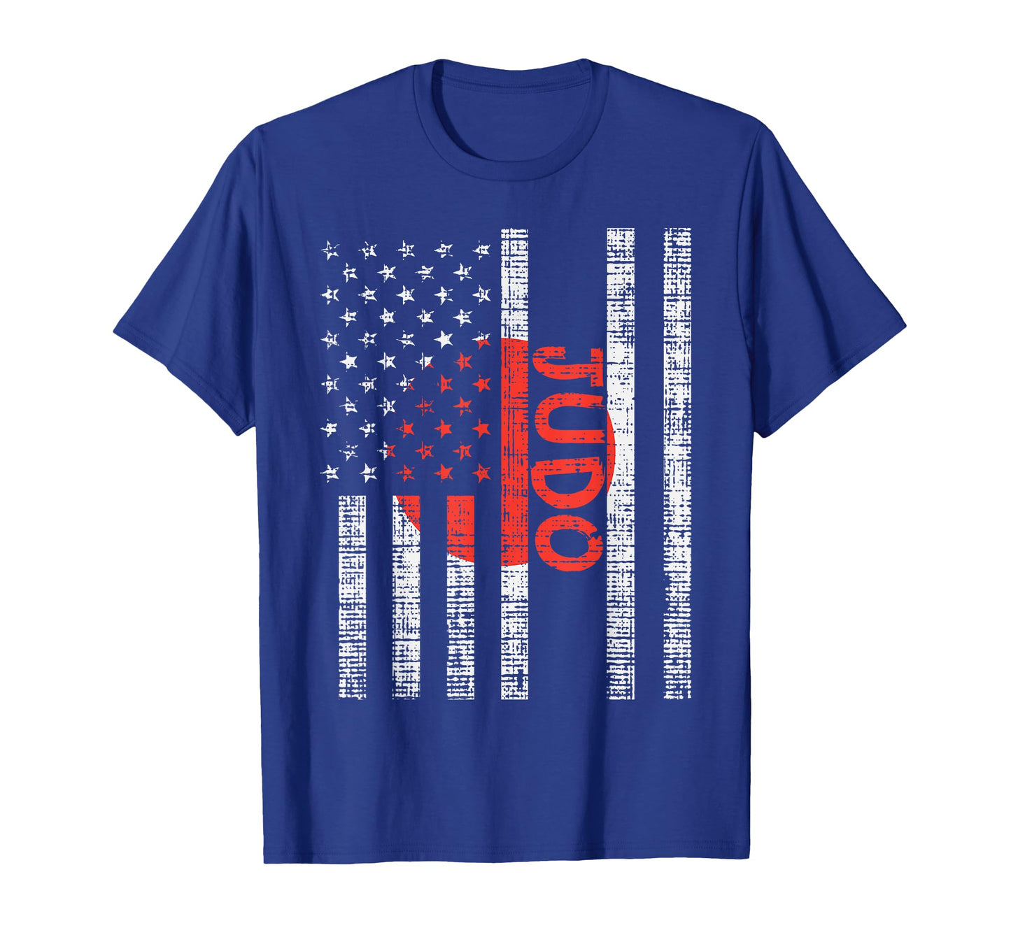 US Japan Flag Judo Vintage Patriotic Martial Art Judoka Gift T-Shirt for Women Kids Men