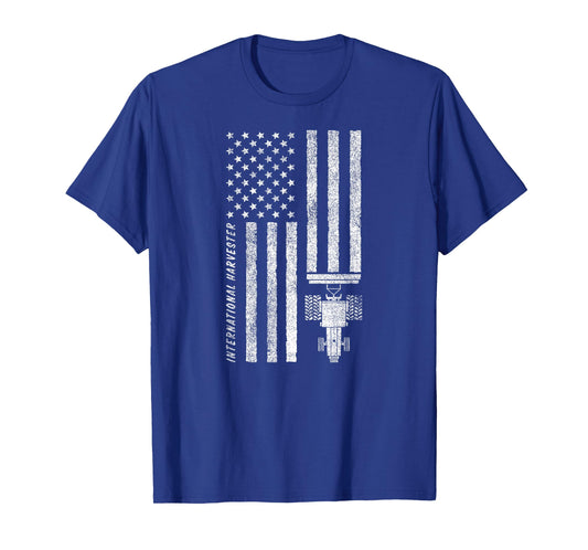 CASE IH - Tractor Plow Flag T-Shirt