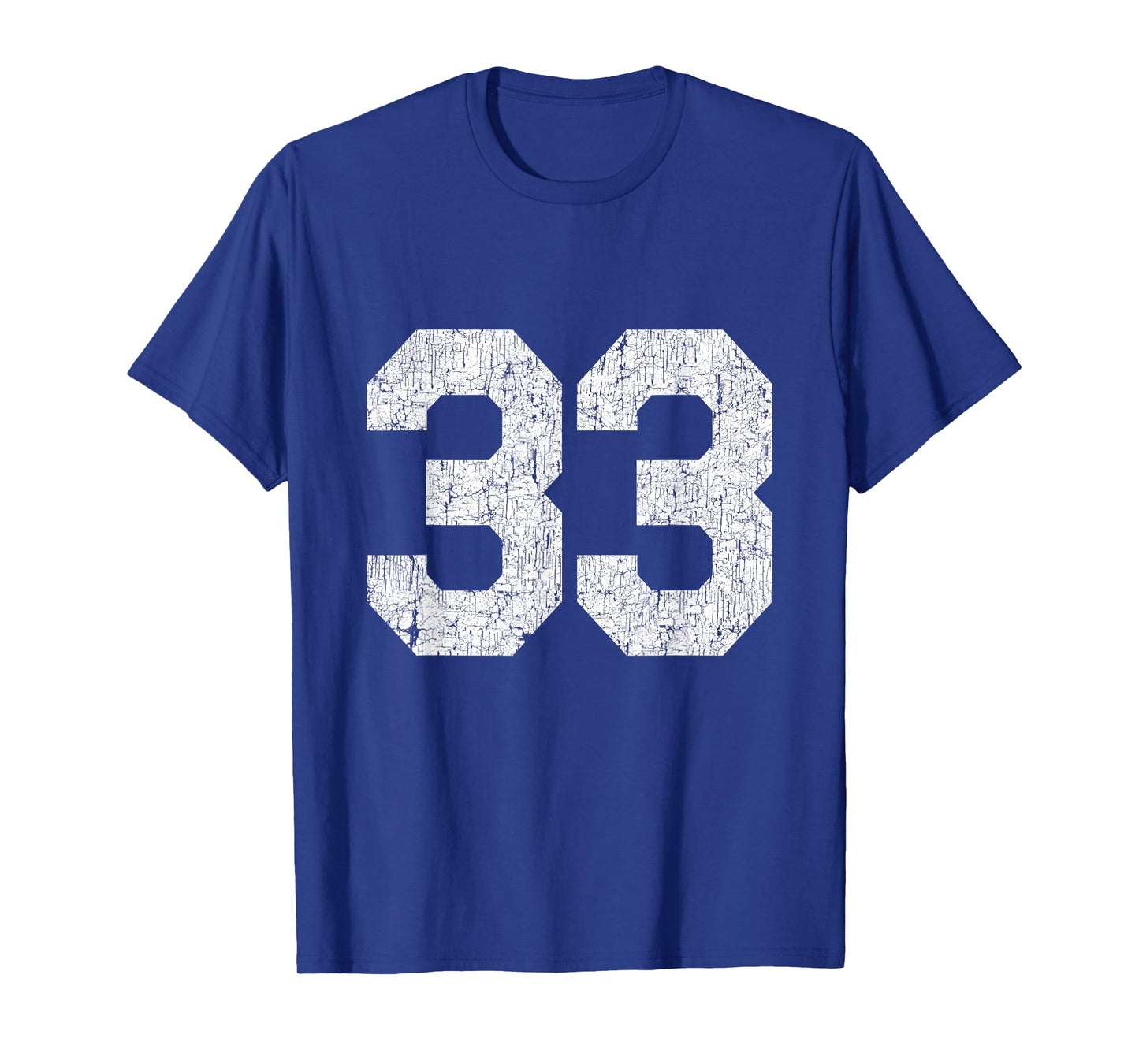 #33 Jersey Uniform Varsity Sports Number, 33rd Birthday T-Shirt