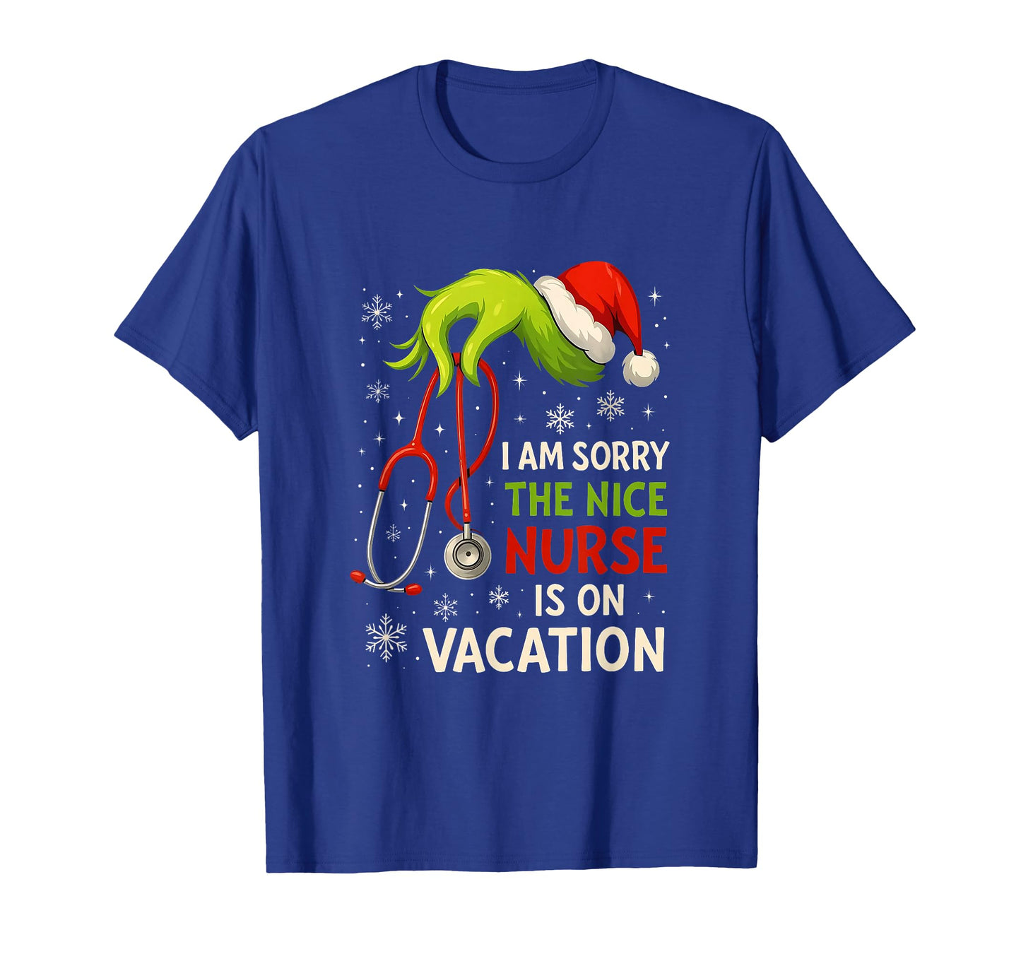Christmas I Am Sorry The Niche Nurse Funny Santa Hat Medical T-Shirt
