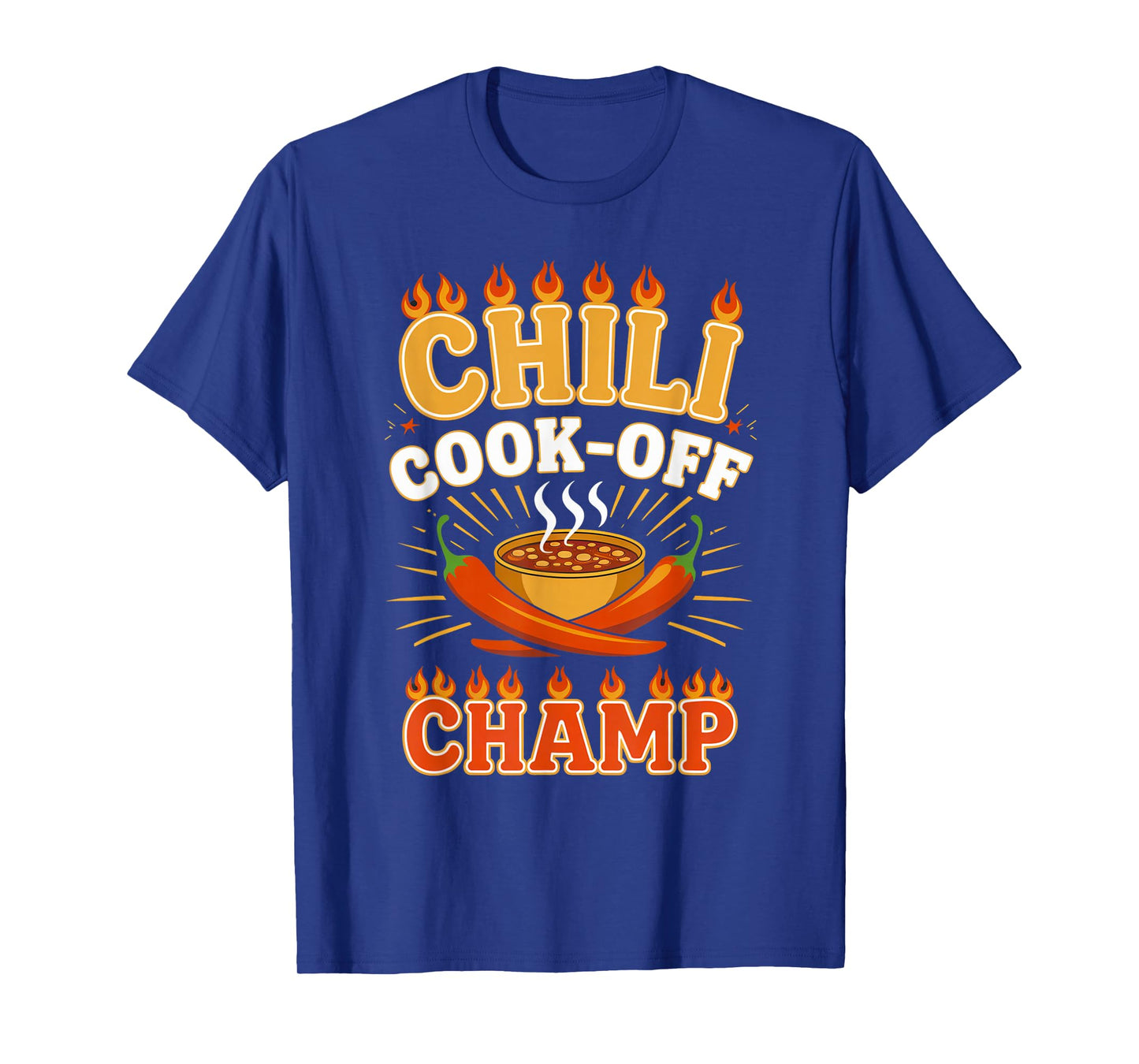 Chili Cook-Off Champion Fun Spicy Food Contest Enthusiast T-Shirt