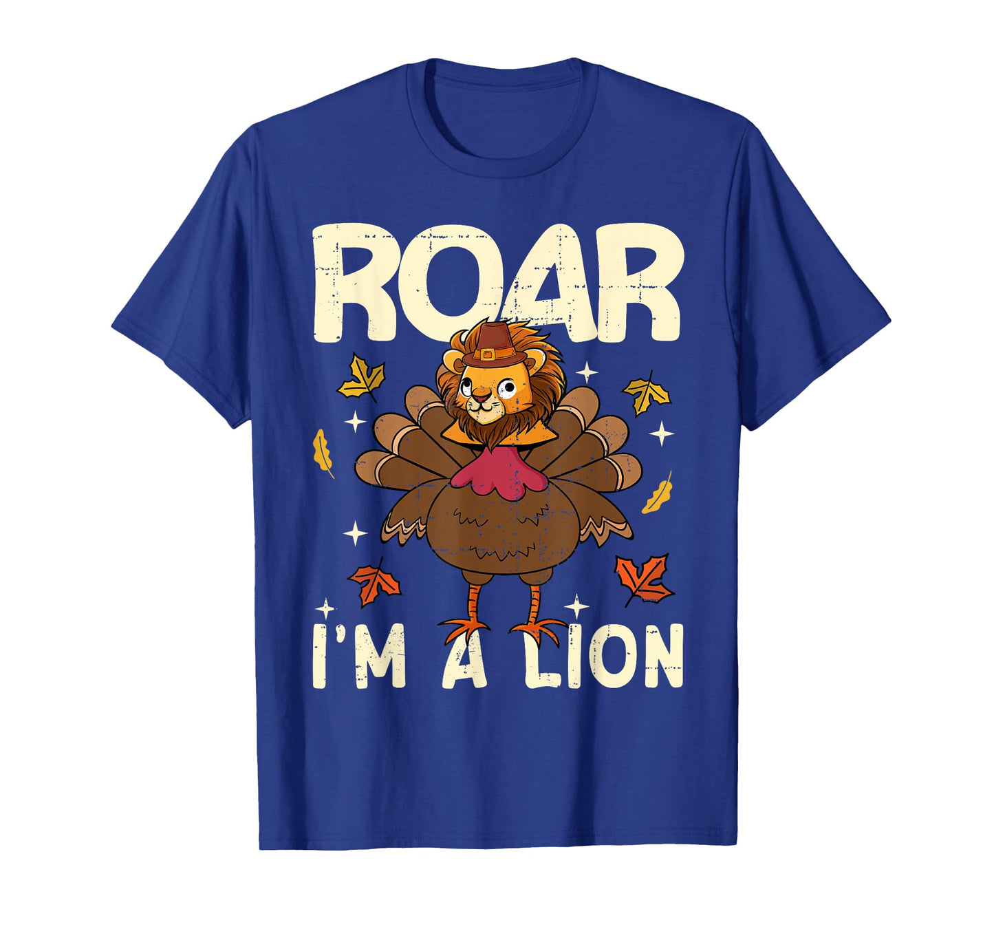 Thanksgiving Fake Lion Thanksgiving Turkey Lion Funny T-Shirt