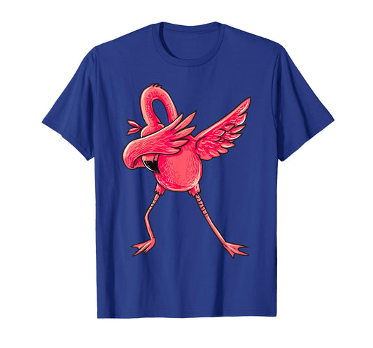 Dabbing Flamingo Shirt Men Women Boys Girls Dab Dance Gifts T-Shirt